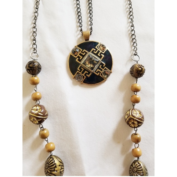 Chico's Layered Necklace And Earrings ๐ฒ - Picture 2 of 4